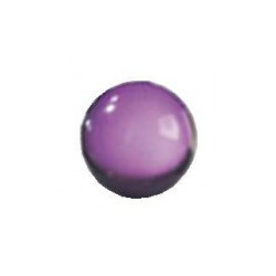 Perle ronde transparente Violette