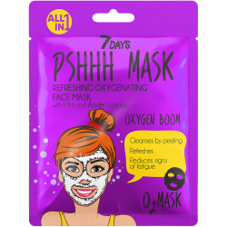 PSHHH MASK Masque soin visage en tissu rafraichissant OXYGEN BOOM