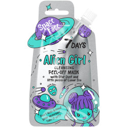 7 DAYS SPACE FACE Masque Nettoyant Peel-Off ALIEN GIRL