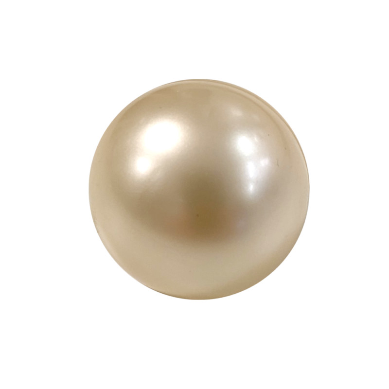 Perle de bain ronde Blanc nacré, Senteur Vanille - Tentation Cosmetic